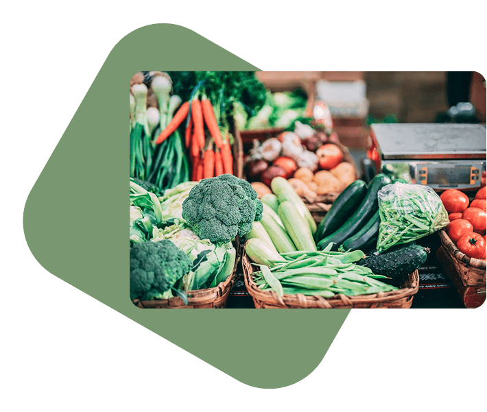 woman looking fruits